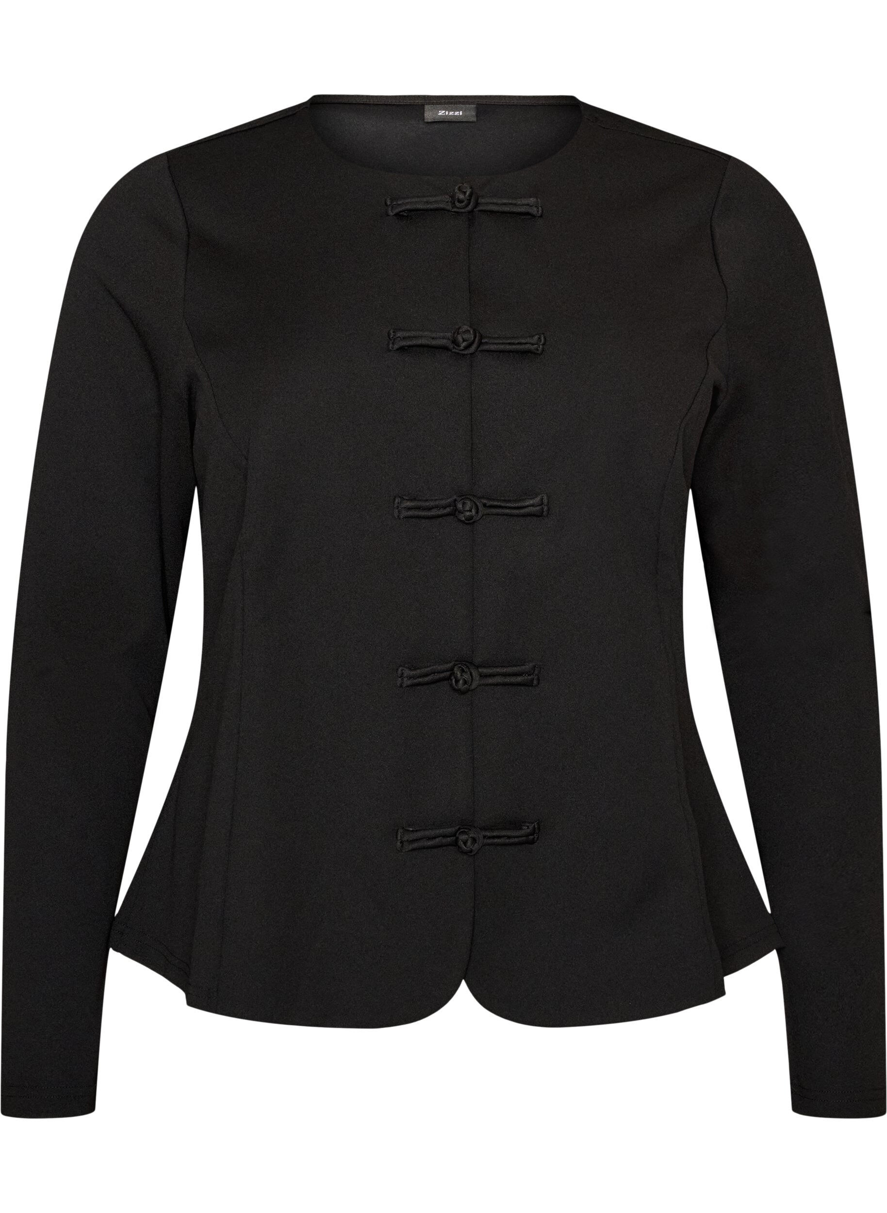 Cardigan ajust&eacute; avec fermeture par n&oelig;uds