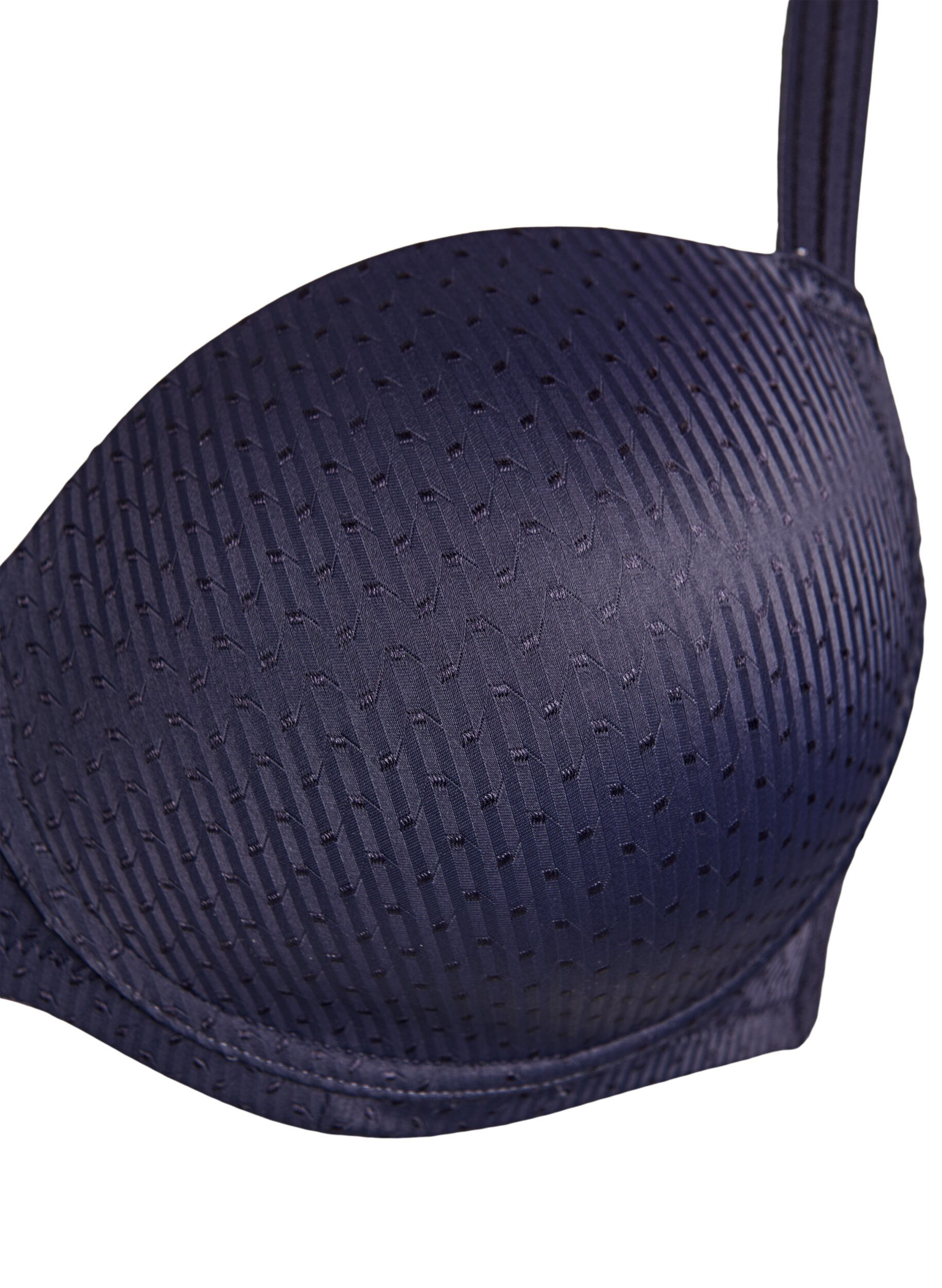 Zizzi Soutien-gorge moul&eacute; &agrave; armatures avec motif, Bleu, Packshot image number 2