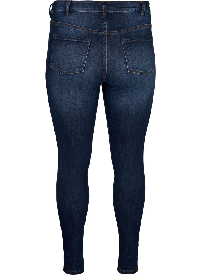 Jean super slim &agrave; taille haute, Dark Blue, Packshot image number 1