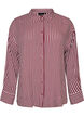 Chemise de nuit &agrave; rayures et c&oelig;urs, Bordeaux fonc&eacute;, Packshot image number 0