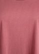 T-shirt &agrave; manches courtes en m&eacute;lange de coton, Rose, Packshot image number 2