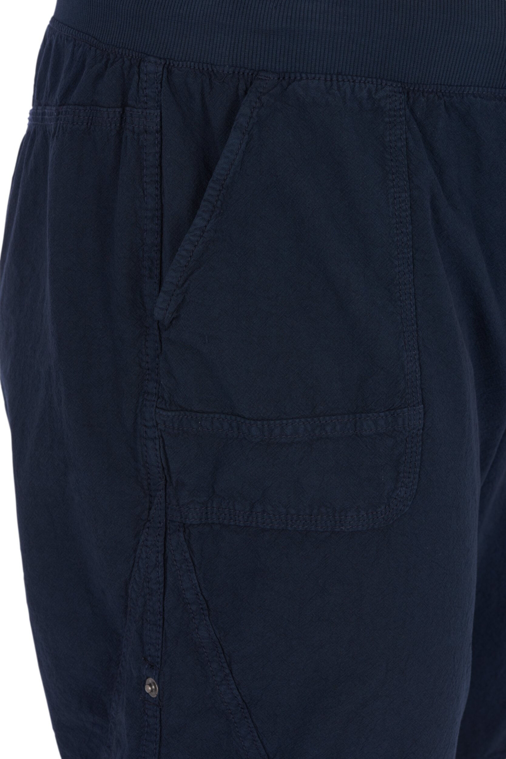 Zizzi Short ample avec poches en coton, Bleu, Packshot image number 2
