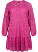 Robe en dentelle avec boutons et forme en A, Festival Fuchsia, Packshot image number 0
