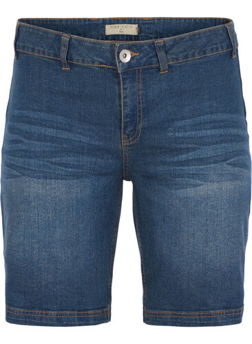Short en jean, Blue denim, Packshot image number 0