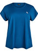 T-shirt de sport couleur unie, Bleu, Packshot image number 0
