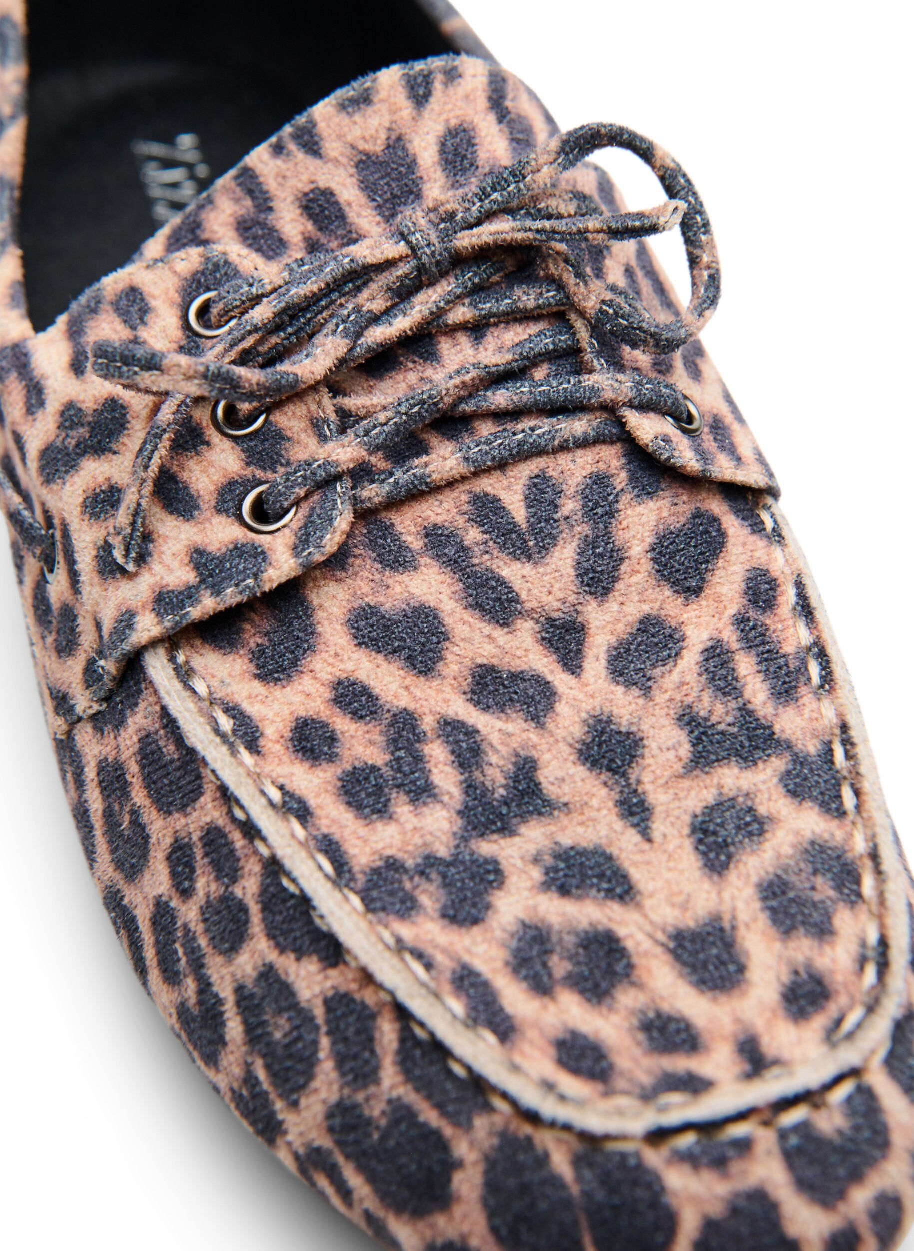 Zizzi Mocassins en su&eacute;dine, Beige, Packshot image number 3