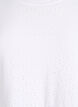 Robe courte avec motif en dentelle et jupe &agrave; volants, Blanc, Packshot image number 2