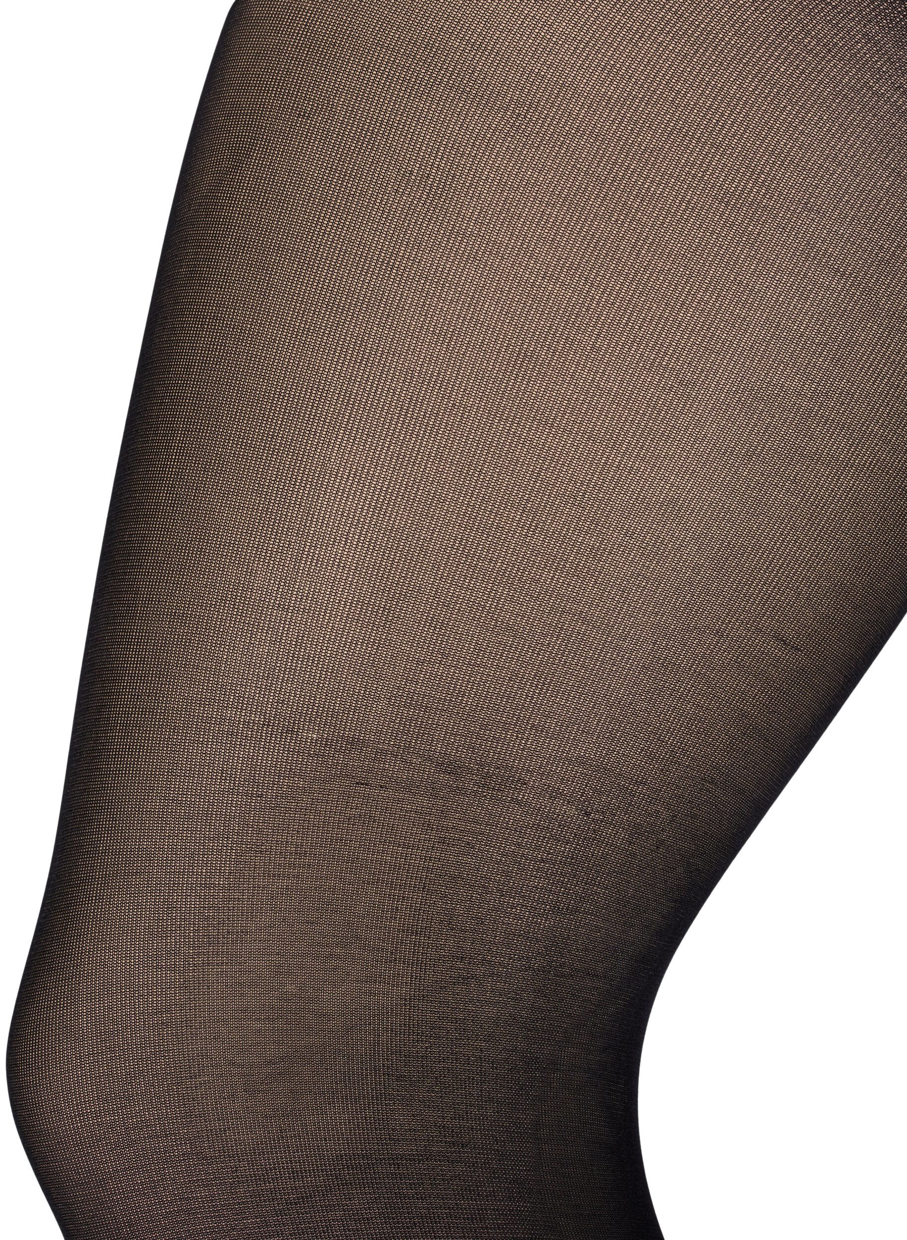 Zizzi Lot de 2 collants en 100 deniers, Noir, Packshot image number 4