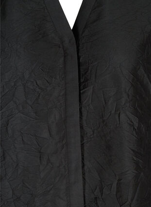 Chemise à col en V, Black, Packshot image number 2