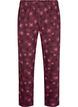 Pantalon de pyjama en coton avec imprimé, Bordeaux foncé, Packshot image number 0