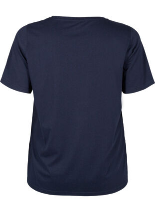 FLASH – T-shirt imprimé, Navy Bl Rose Gold, Packshot image number 1