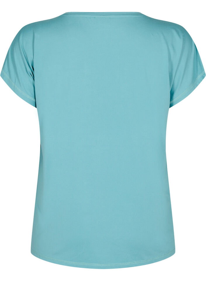 T-shirt de sport uni, Vert, Packshot image number 1