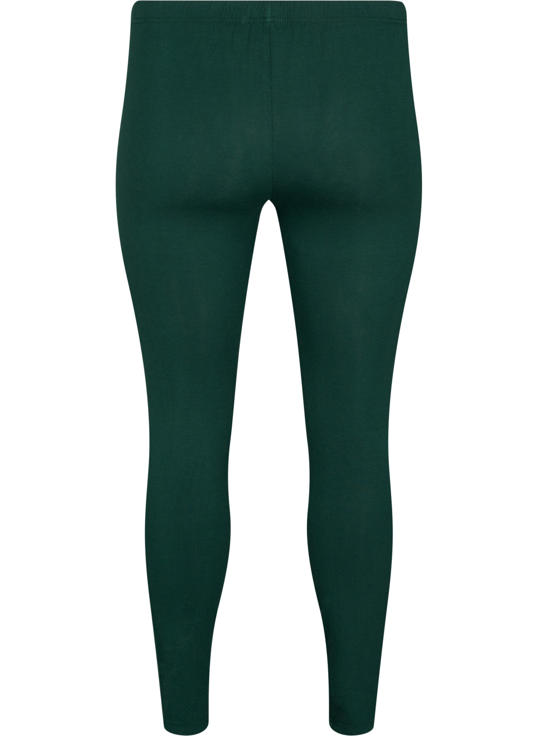 ZizziLeggings basiques en viscose, Vert fonc&eacute;, Packshot image number 1