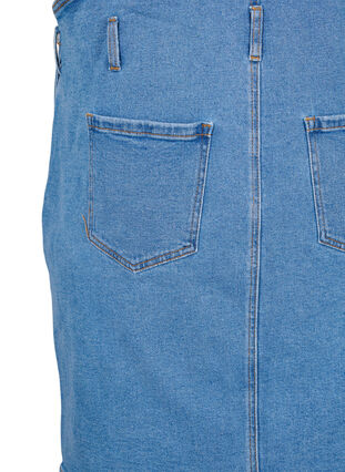 Robe à salopette en jean, Blue denim, Packshot image number 4