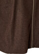 Veste courte avec col de chemise et zip, Marron, Packshot image number 3