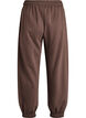 Pantalon de jogging taille haute avec poches, Marron, Packshot image number 1
