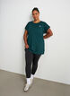 T-shirt d'entra&icirc;nement long, Vert fonc&eacute;, Model image number 1