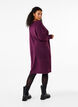 Robe à manches longues en tricot côtelé, Potent Purple Mel., Model image number 1