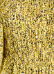 Blouse smock&eacute;e &agrave; encolure carr&eacute;e, Jaune, Packshot image number 2