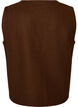 Gilet &agrave; col V avec boutons, Marron, Packshot image number 1