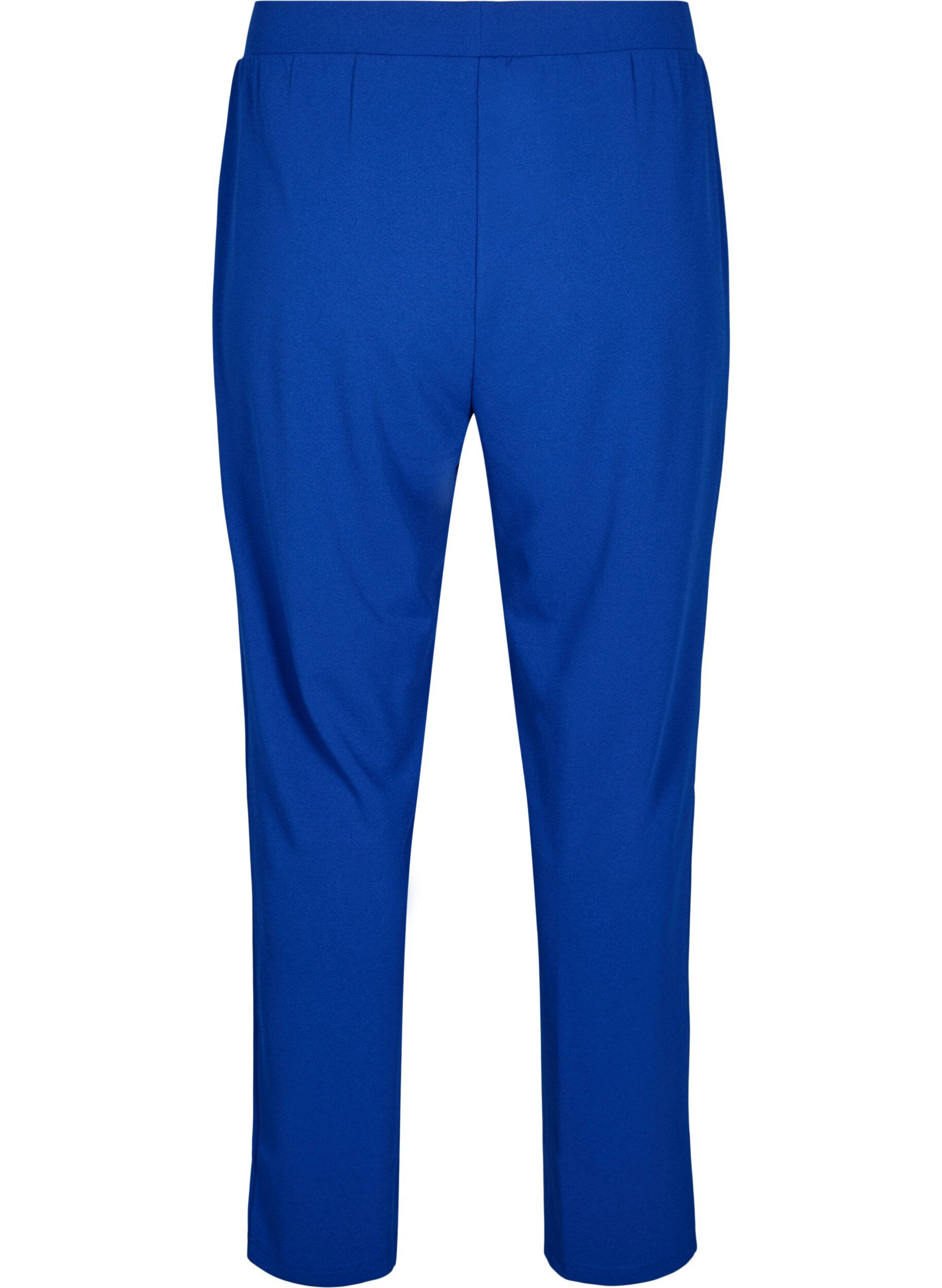 Zizzi Pantalon &agrave; coupe droite, Bleu, Packshot image number 1