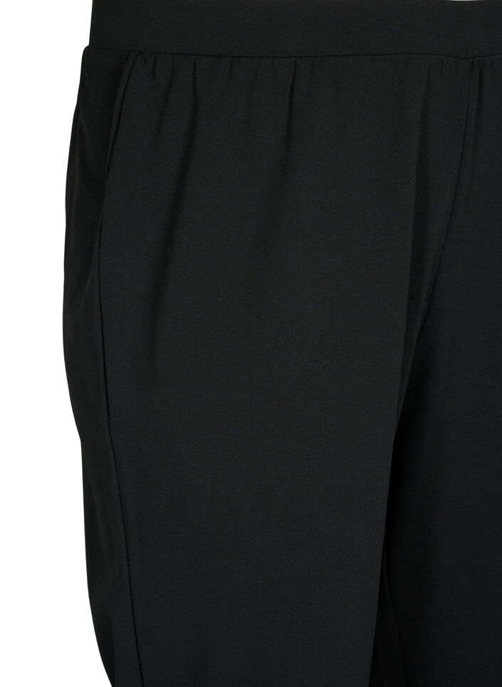 Pantalon &agrave; coupe droite, Noir, Packshot image number 2