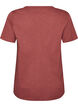 T-shirt dot&eacute; de boutons, Marron, Packshot image number 1