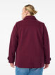 Manteau court &agrave; boutonnage crois&eacute;, Bordeaux fonc&eacute;, Model image number 1
