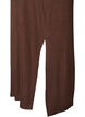 Robe c&ocirc;tel&eacute;e sans manches en viscose, Marron, Packshot image number 3
