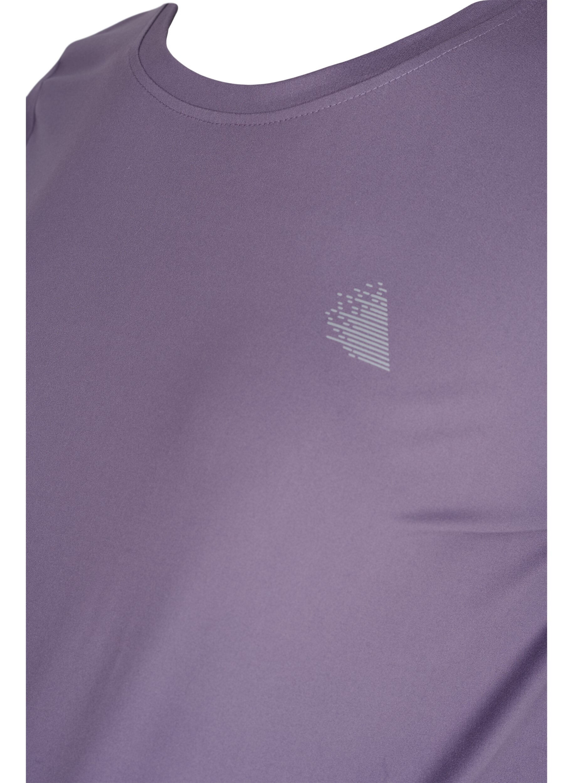 Zizzi T-shirt d'entra&icirc;nement de grossesse, Purple Sage, Packshot image number 2