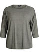 Blouse en jersey avec manches 3/4, Vert, Packshot image number 0