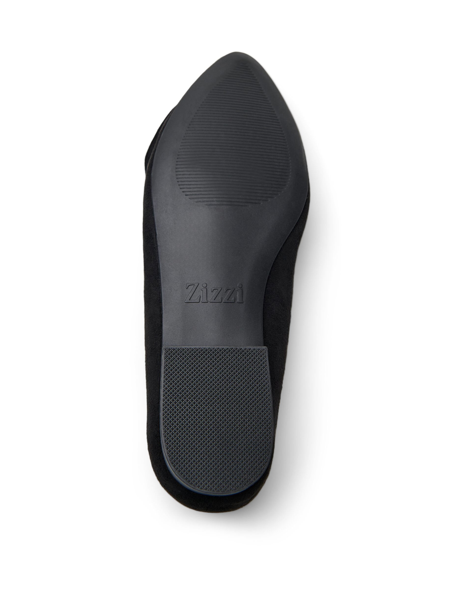 Zizzi Ballerine large avec n&oelig;ud, Noir, Packshot image number 4