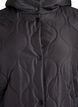 Veste matelass&eacute;e mi-longue avec capuche, Noir, Packshot image number 2
