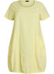 Robe en coton &agrave; manches courtes, Jaune clair, Packshot image number 0