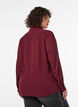 Chemise &agrave; rayures textur&eacute;es et fils paillet&eacute;s, Bordeaux, Model image number 2