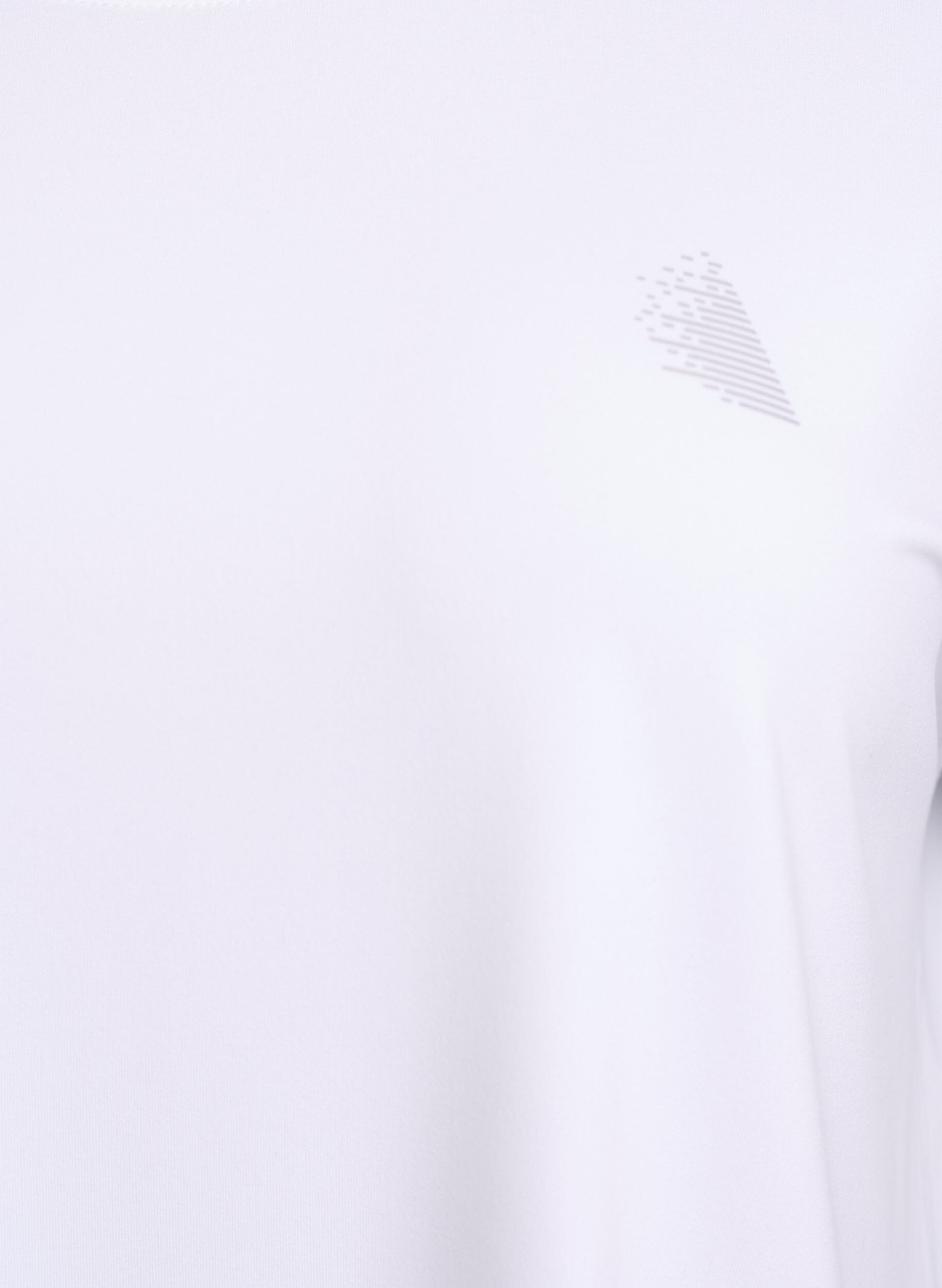 Zizzi T-shirt de sport couleur unie, Blanc, Packshot image number 2