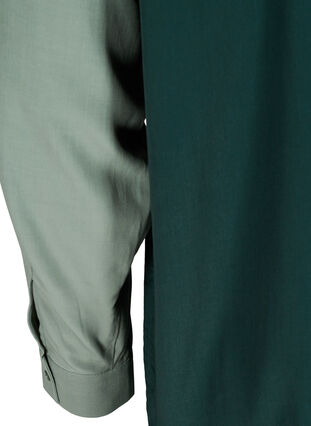 Robe chemise à manches longues avec poches poitrine, Scarab/Laurel Wreath, Packshot image number 3