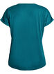 T-shirt &agrave; manches courtes en coton m&eacute;lang&eacute;, Vert fonc&eacute;, Packshot image number 1
