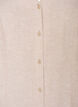 Robe midi en lin et viscose avec manches &agrave; volants, Beige, Packshot image number 2