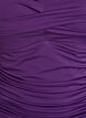 Maillot de bain drap&eacute; avec bonnets rembourr&eacute;s, Violet, Packshot image number 2