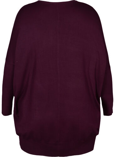 Pull en tricot avec bords côtelés, Winter Bloom, Packshot image number 1