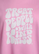 Sweat-shirt avec texte imprimé, Bubblegum, Packshot image number 2