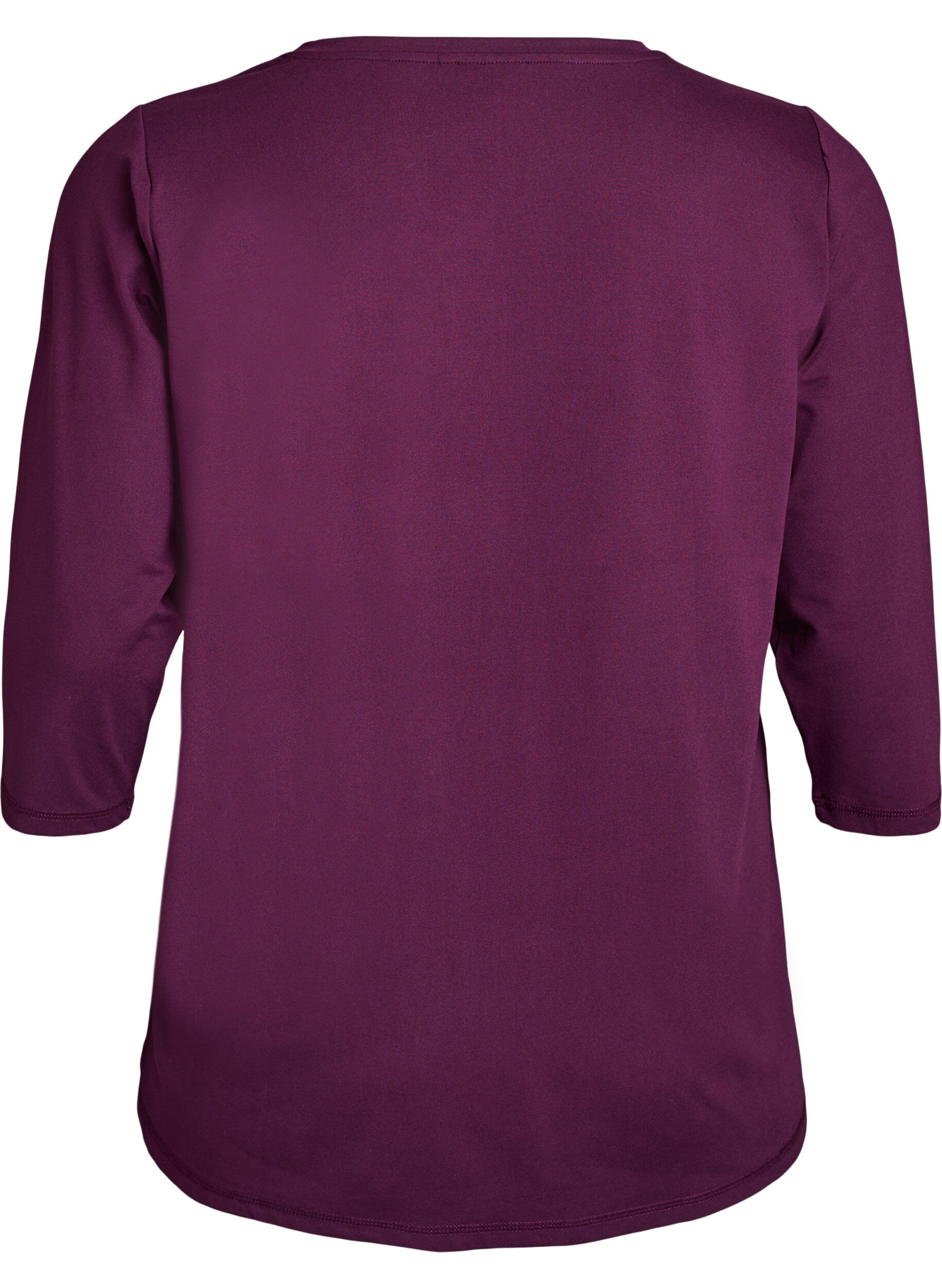 ZizziHaut de sport &agrave; manches 3/4, Violet, Packshot image number 1