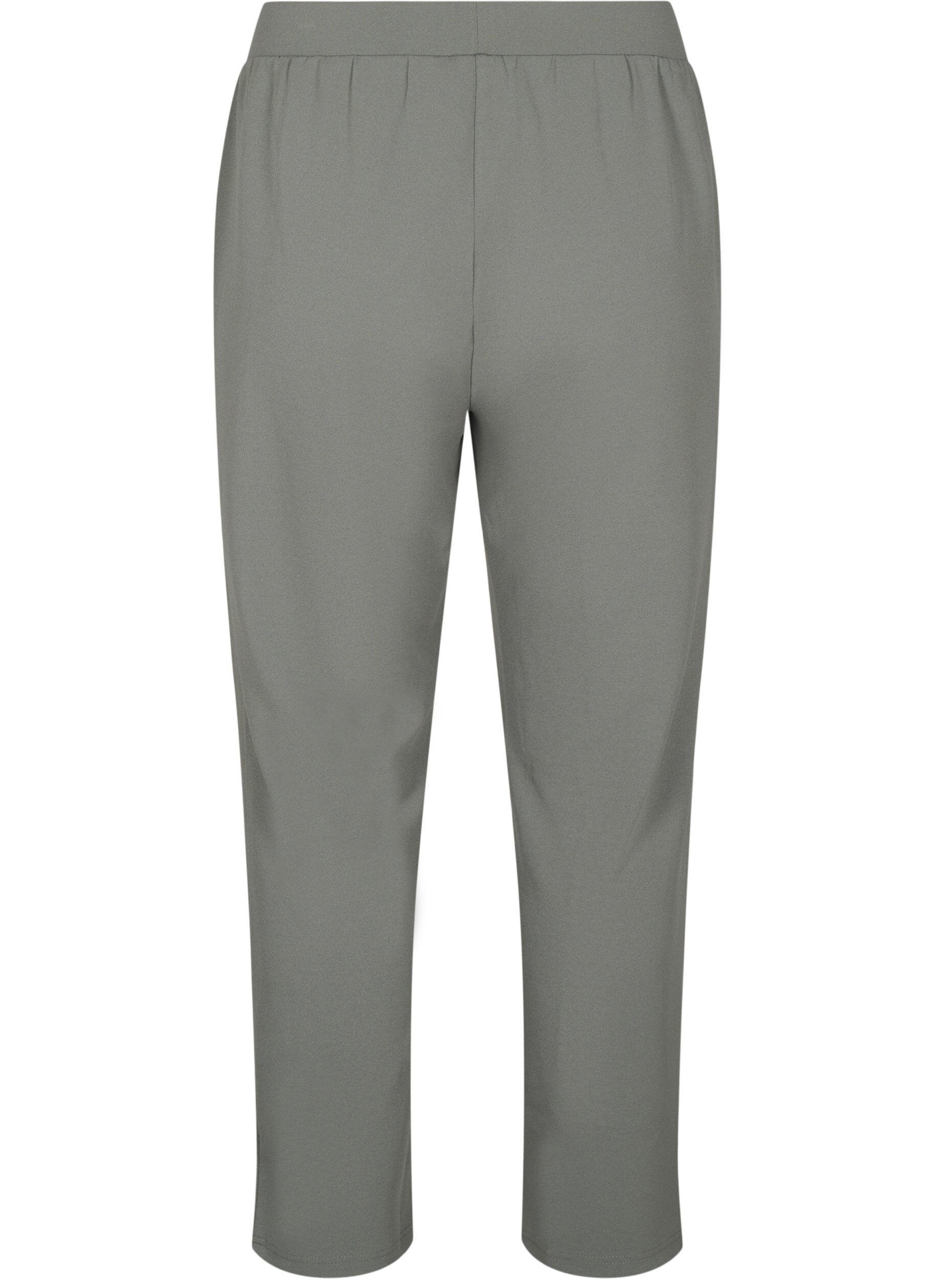 Zizzi FLASH - Pantalon &agrave; coupe droite, Gris anthracite, Packshot image number 1