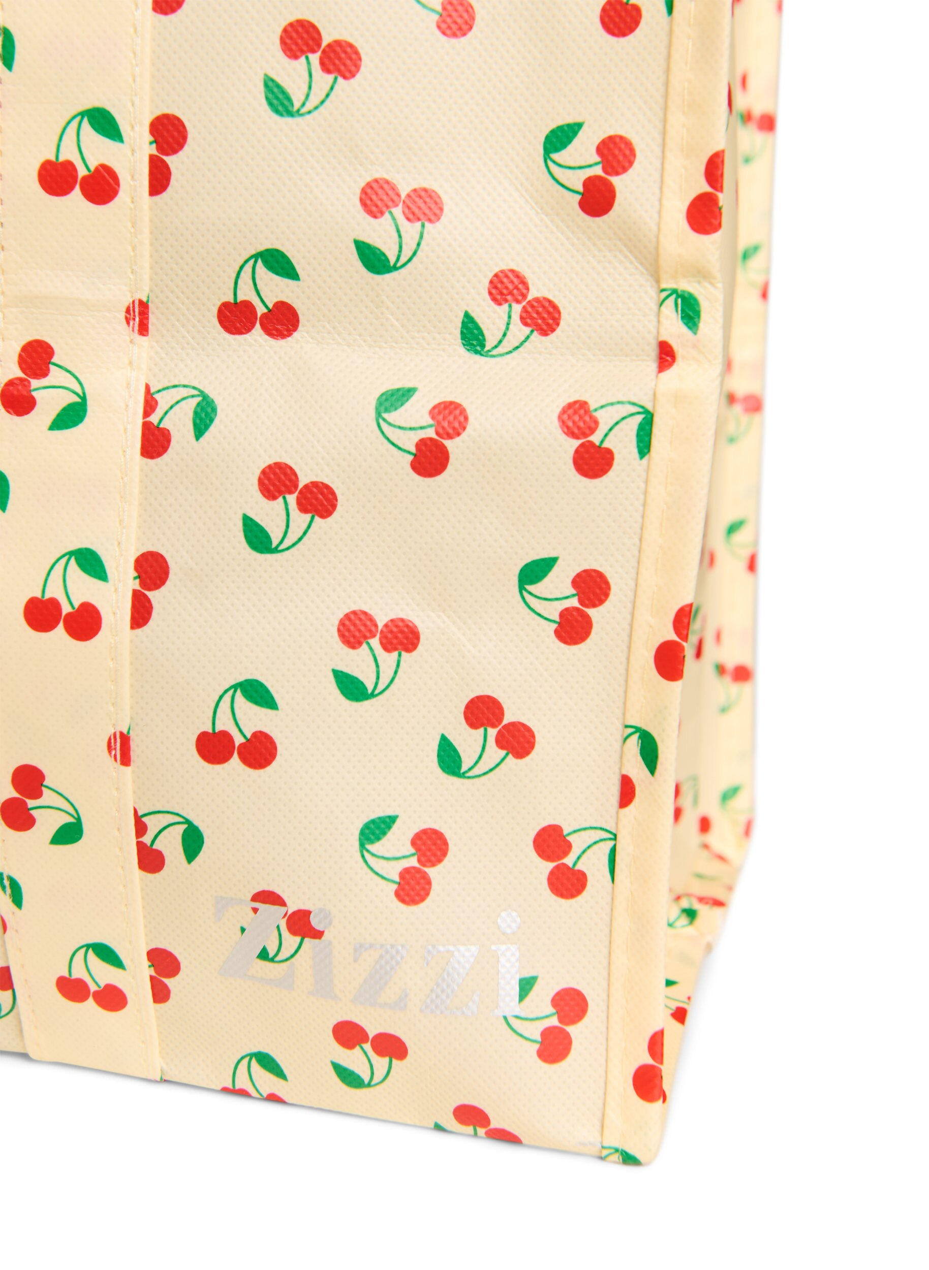 Zizzi Sac de magasinage avec fermeture &eacute;clair, Jaune clair, Packshot image number 2