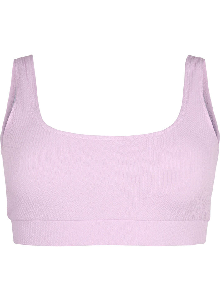 Haut de bikini avec structure en crêpe, Orchid Bouquet, Packshot image number 0