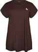 T-shirt d'entra&icirc;nement long, Marron, Packshot image number 0