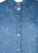 Veste en jean ample avec motif, Light blue denim, Packshot image number 2