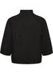 Blouse en maille en m&eacute;lange de viscose &agrave; col roul&eacute;, Noir, Packshot image number 1