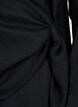 Blouse à manches longues en viscose avec un aspect enveloppant, Black, Packshot image number 3